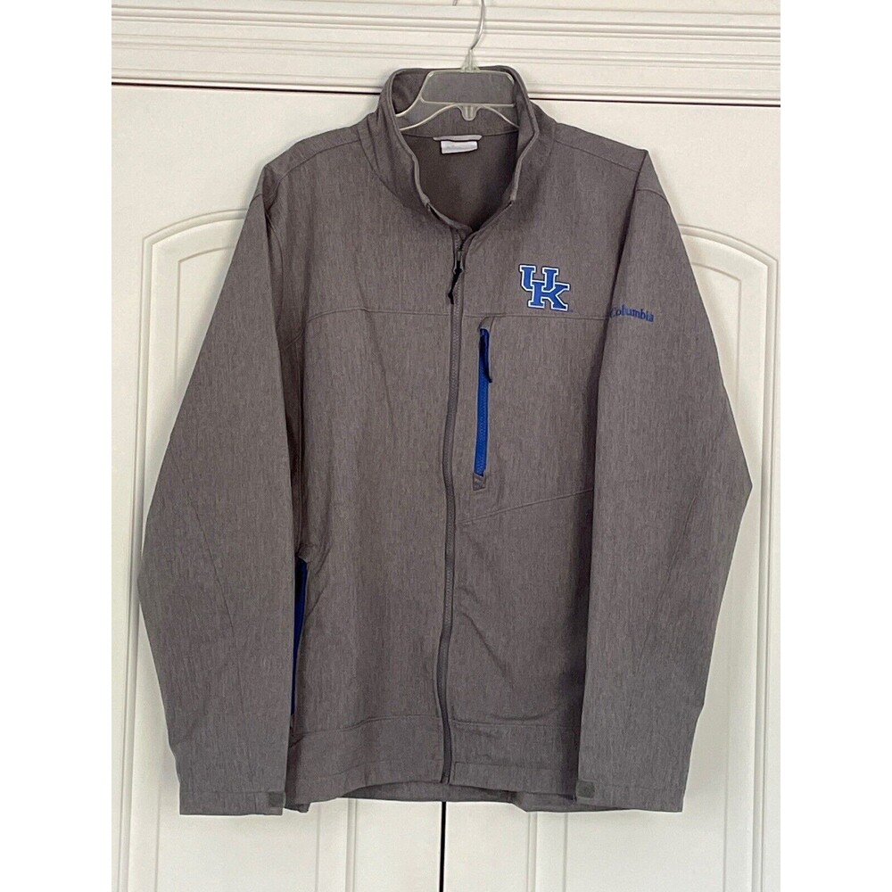 Men's XL Columbia Gray UK Kentucky Wildcats Ascender II Full-Zip Jacket